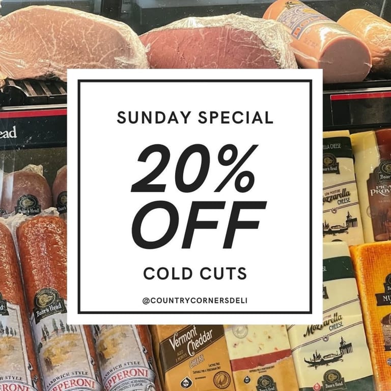 Sunday: Cold Cuts Discount 