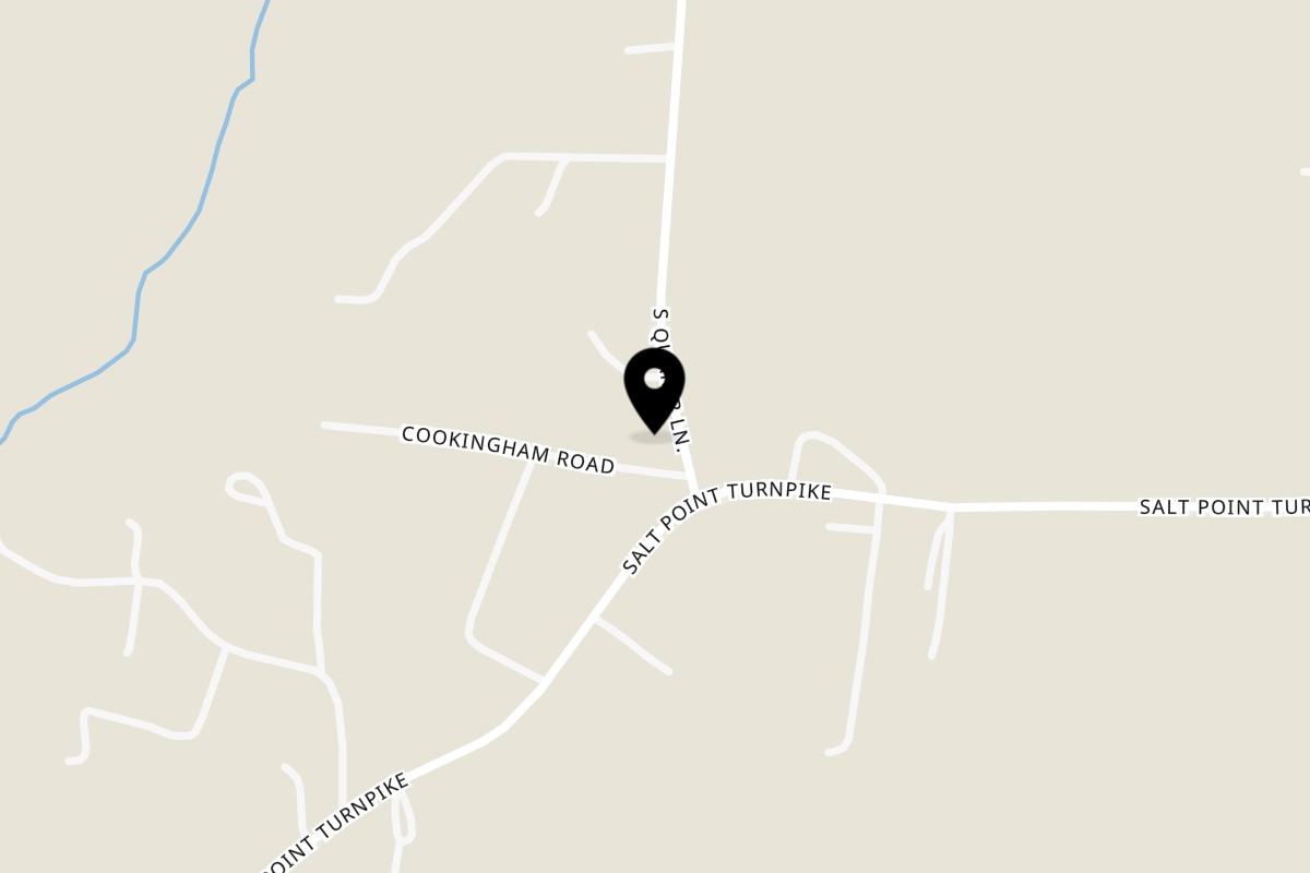 Map showing the location of Country Corners Deli on 4 Cookingham Rd in Poughkeepsie